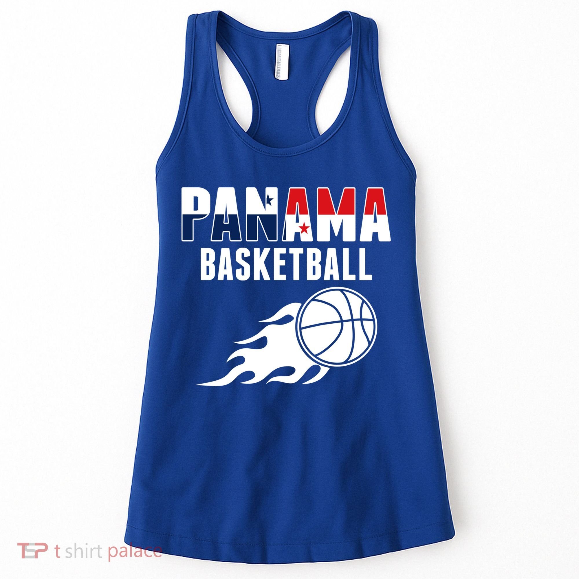 Panama Basketball Fans Jersey Gift Panaian Flag Sport Lovers Gift Women's Tank Top