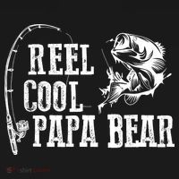 Papa Bear Fishing Reel Cool Papa Bear Apron thumb 3