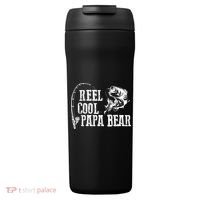 Papa Bear Fishing Reel Cool Papa Bear 24oz Duet Stainless Steel Tumbler thumb 0