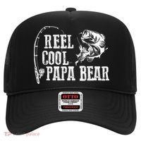 Papa Bear Fishing Reel Cool Papa Bear Hat thumb 0
