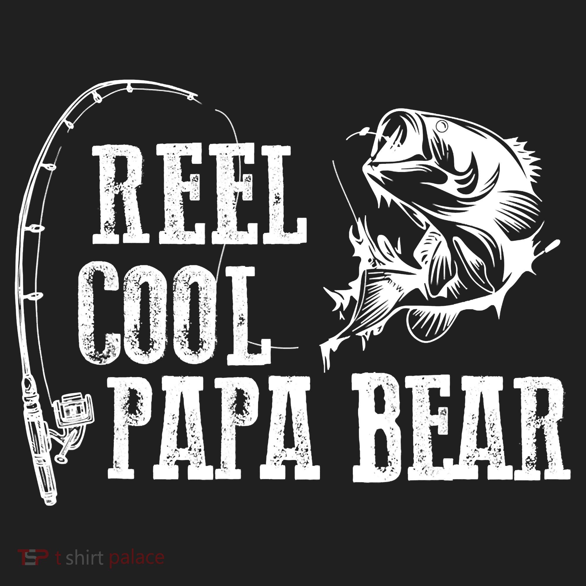 Papa Bear Fishing Reel Cool Papa Bear Golf Towel