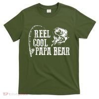 Papa Bear Fishing Reel Cool Papa Bear T-Shirt thumb 0