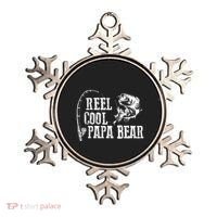 Papa Bear Fishing: Reel Cool Papa Bear Funny Gift Ornament thumb 0