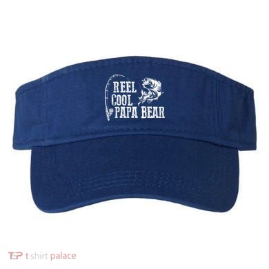 Papa Bear Fishing: Reel Cool Papa Bear Funny Gift Visor
