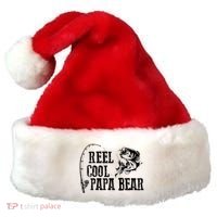 Papa Bear Fishing: Reel Cool Papa Bear Funny Gift Santa Hat thumb 0