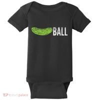 Pickle Ball Funny Pickleball Sport Pun Player Women Gift Baby Bodysuit thumb 0