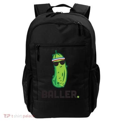 Pickle Baller Funny Pickleball Backpack