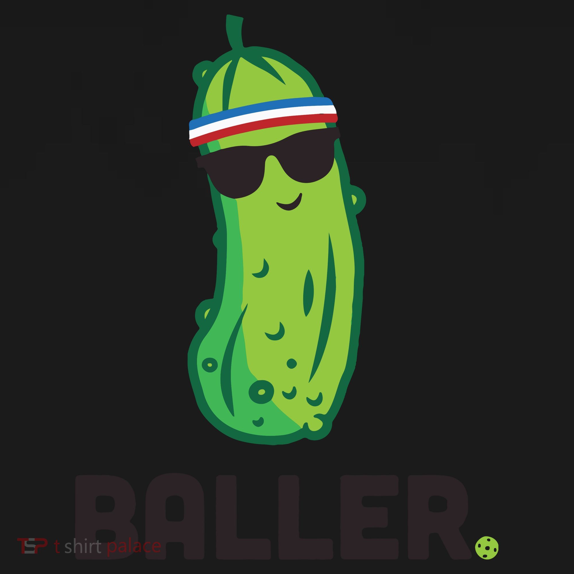 Pickle Baller Funny Pickleball Toddler Hoodie
