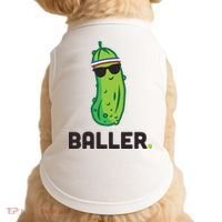 Pickle Baller Funny Pickleball Doggie Tank thumb 0