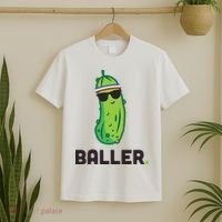 Pickle Baller Funny Pickleball T-Shirt thumb 2