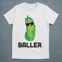 Pickle Baller Funny Pickleball T-Shirt thumb 5