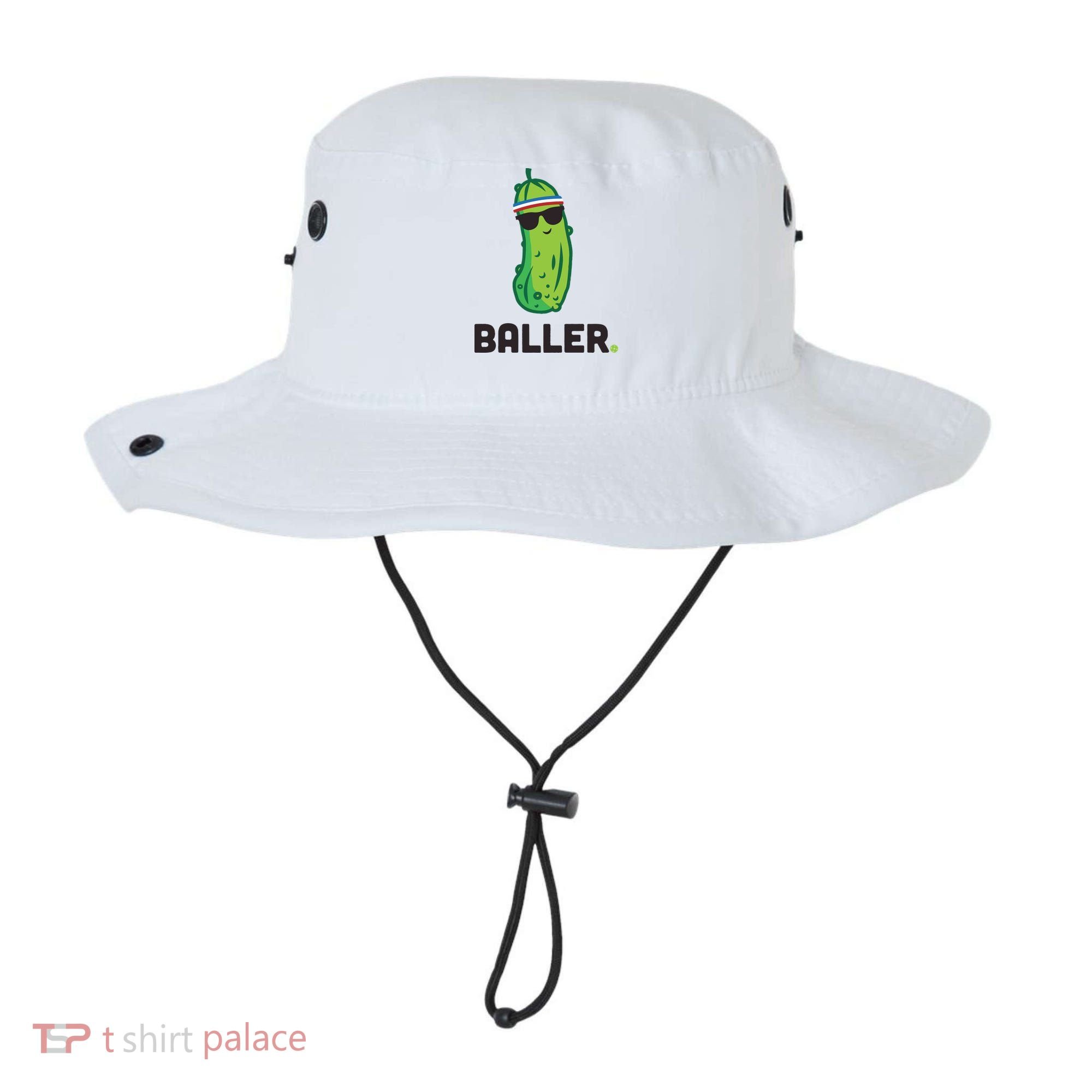 Pickle Baller Funny Pickleball Bucket Hat