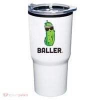 Pickle Baller Funny Pickleball Tumbler thumb 0