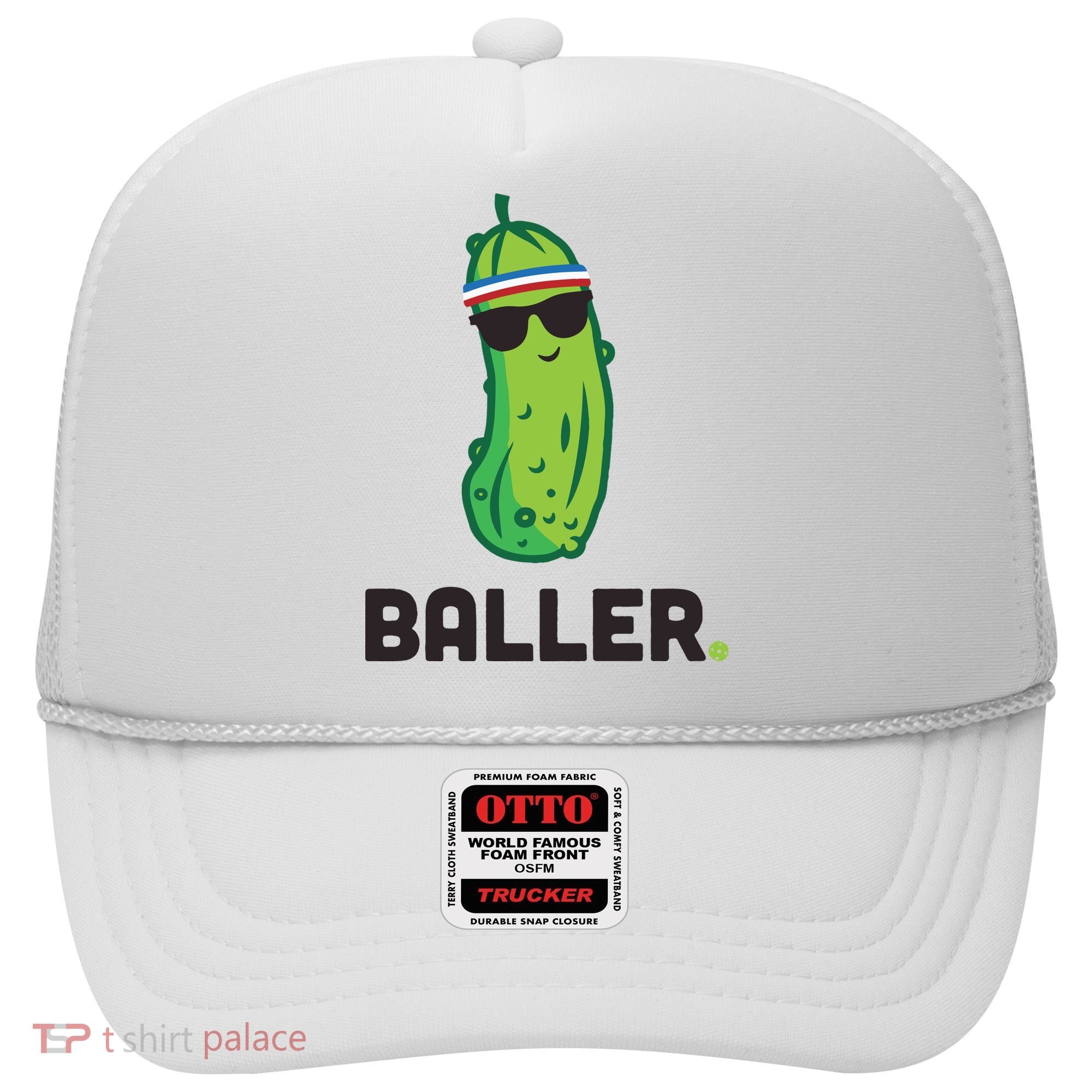 Pickle Baller Funny Pickleball Hat