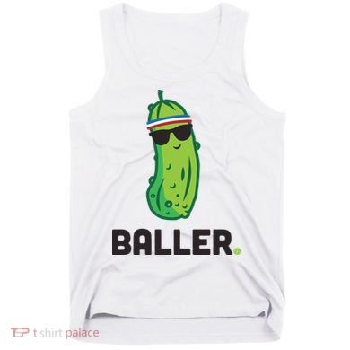 Pickle Baller Funny Pickleball Tank Top