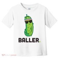 Pickle Baller Funny Pickleball Toddler T-Shirt thumb 0