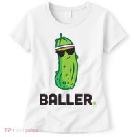 Pickle Baller Funny Pickleball Women's T-Shirt thumb 0