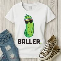 Pickle Baller Funny Pickleball Women's T-Shirt thumb 3