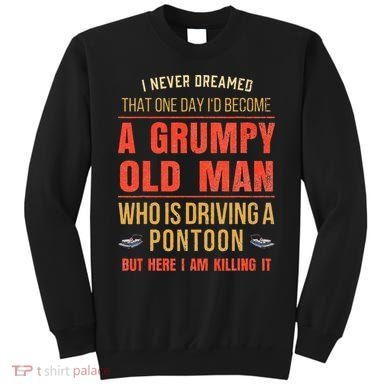 Pontoon Boat Fun At The Lake Tritoon Captains Sweatshirt
