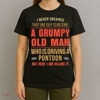 Pontoon Boat Fun At The Lake Tritoon Captains T-Shirt thumb 4
