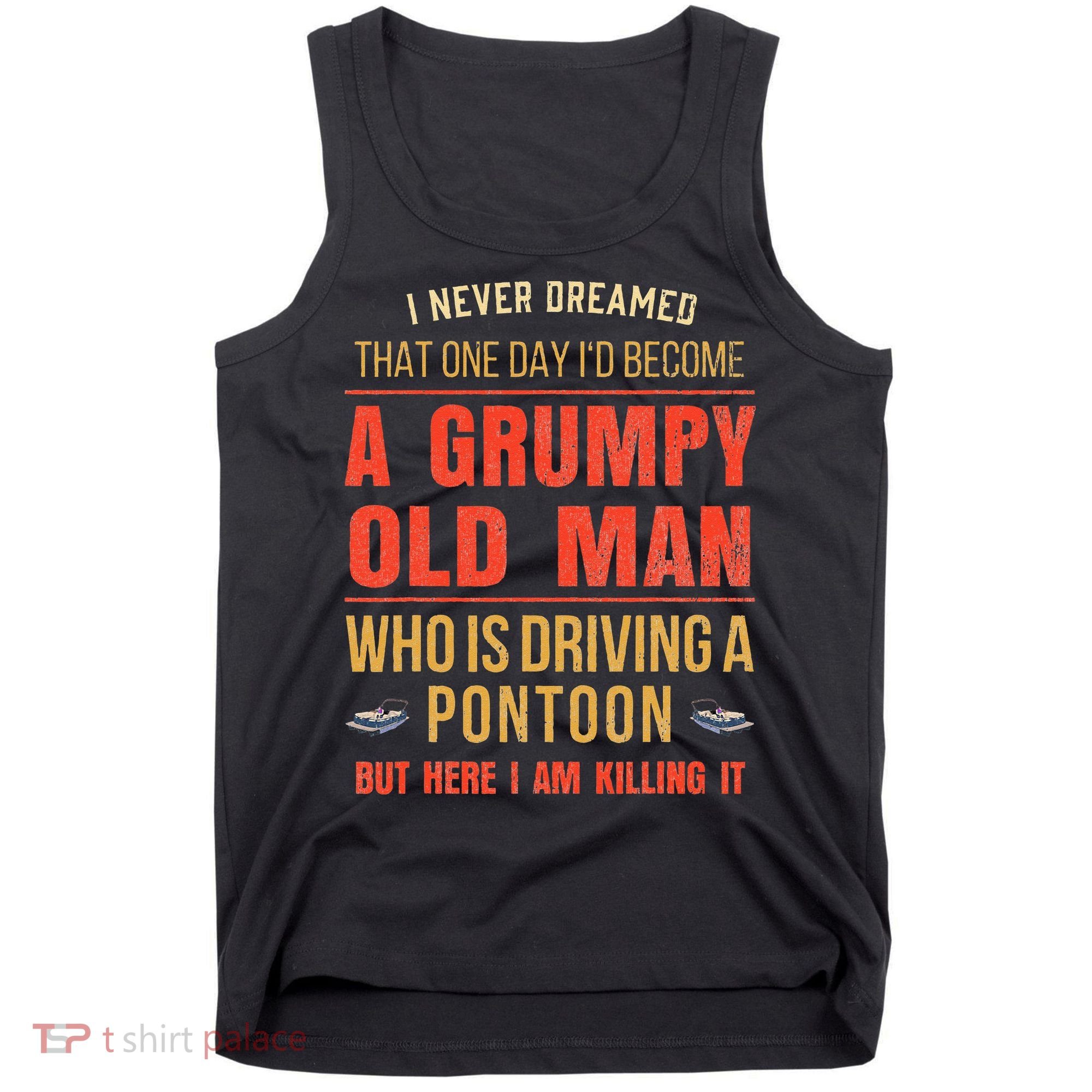 Pontoon Boat Fun At The Lake Tritoon Captains Tank Top
