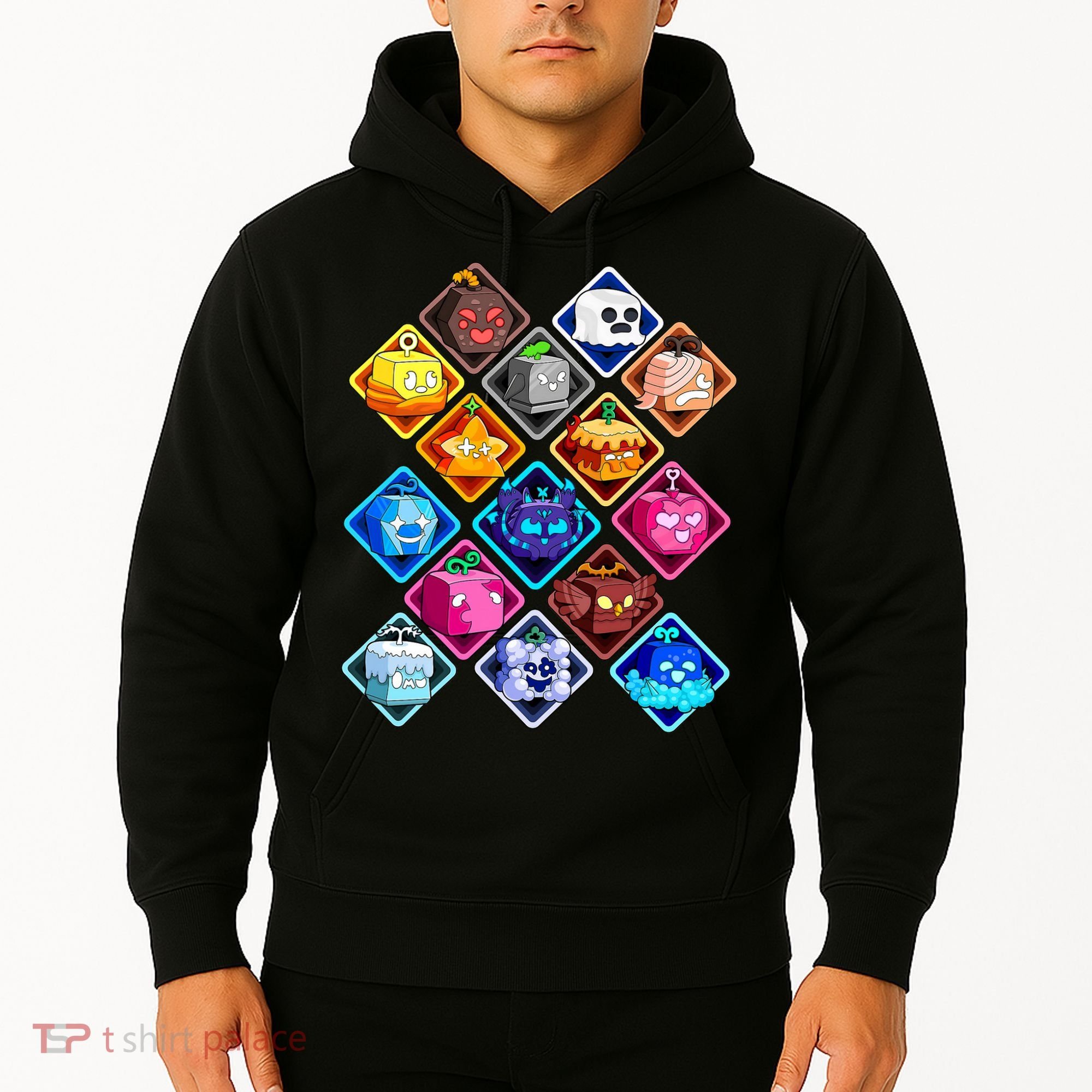 Plush Blox Fruit Costume  Hoodie