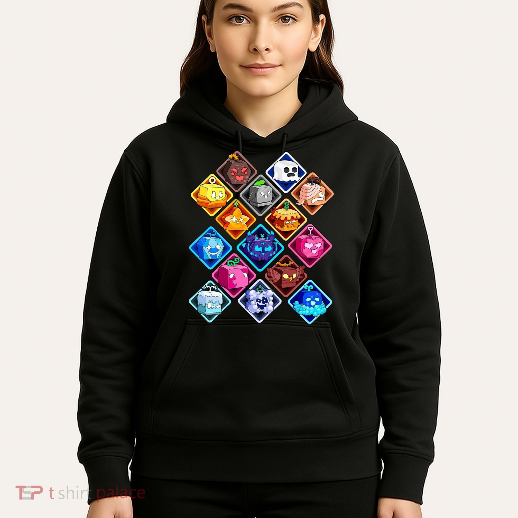 Plush Blox Fruit Costume  Hoodie
