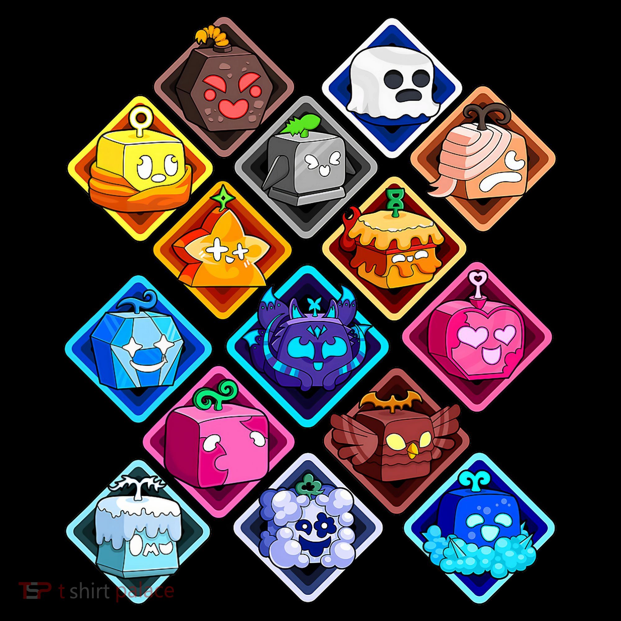 Plush Blox Fruit Costume  T-Shirt