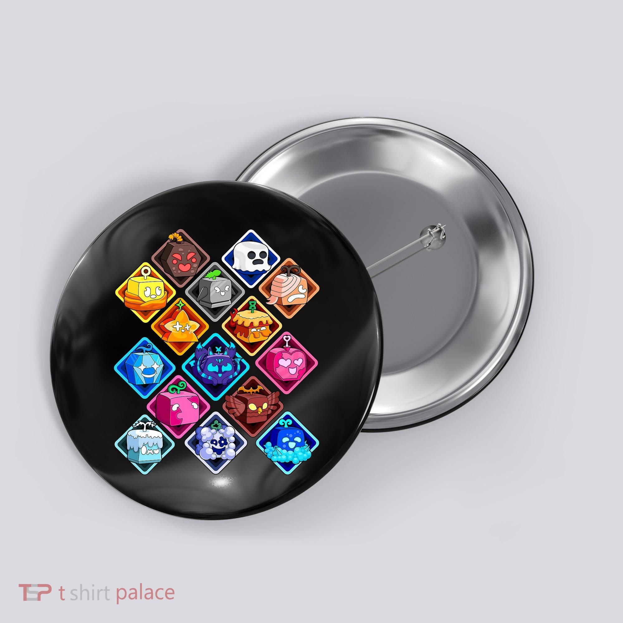 Plush Blox Fruit Costume  Button