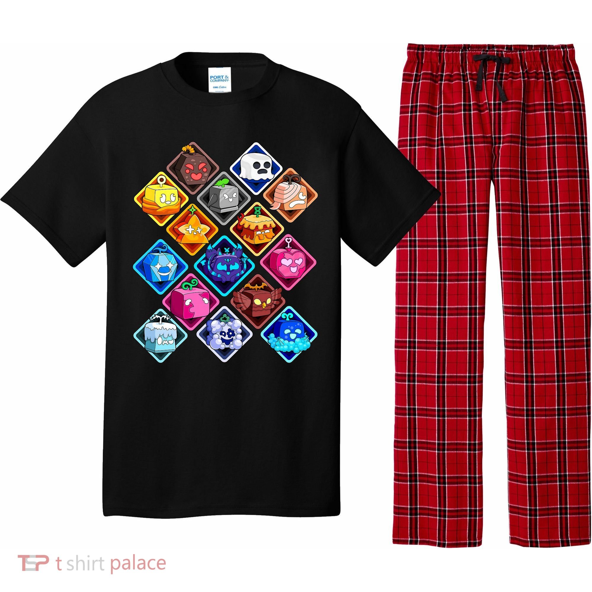 Plush Blox Fruit Costume  Pajama Set