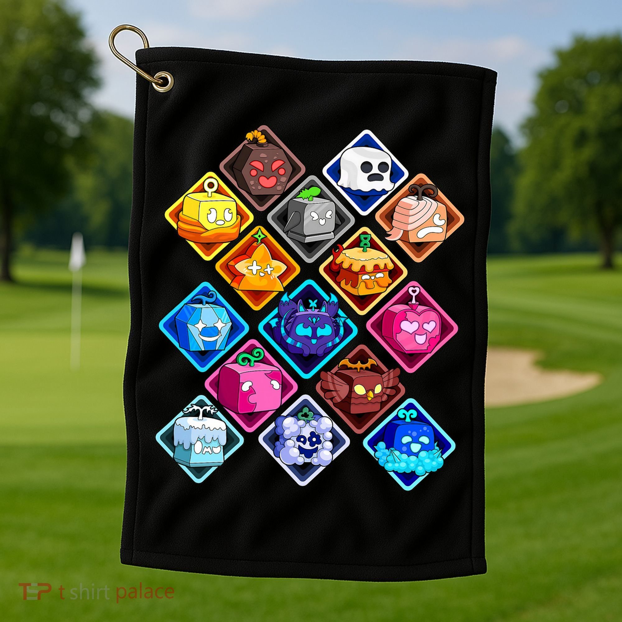 Plush Blox Fruit Costume  Golf Towel