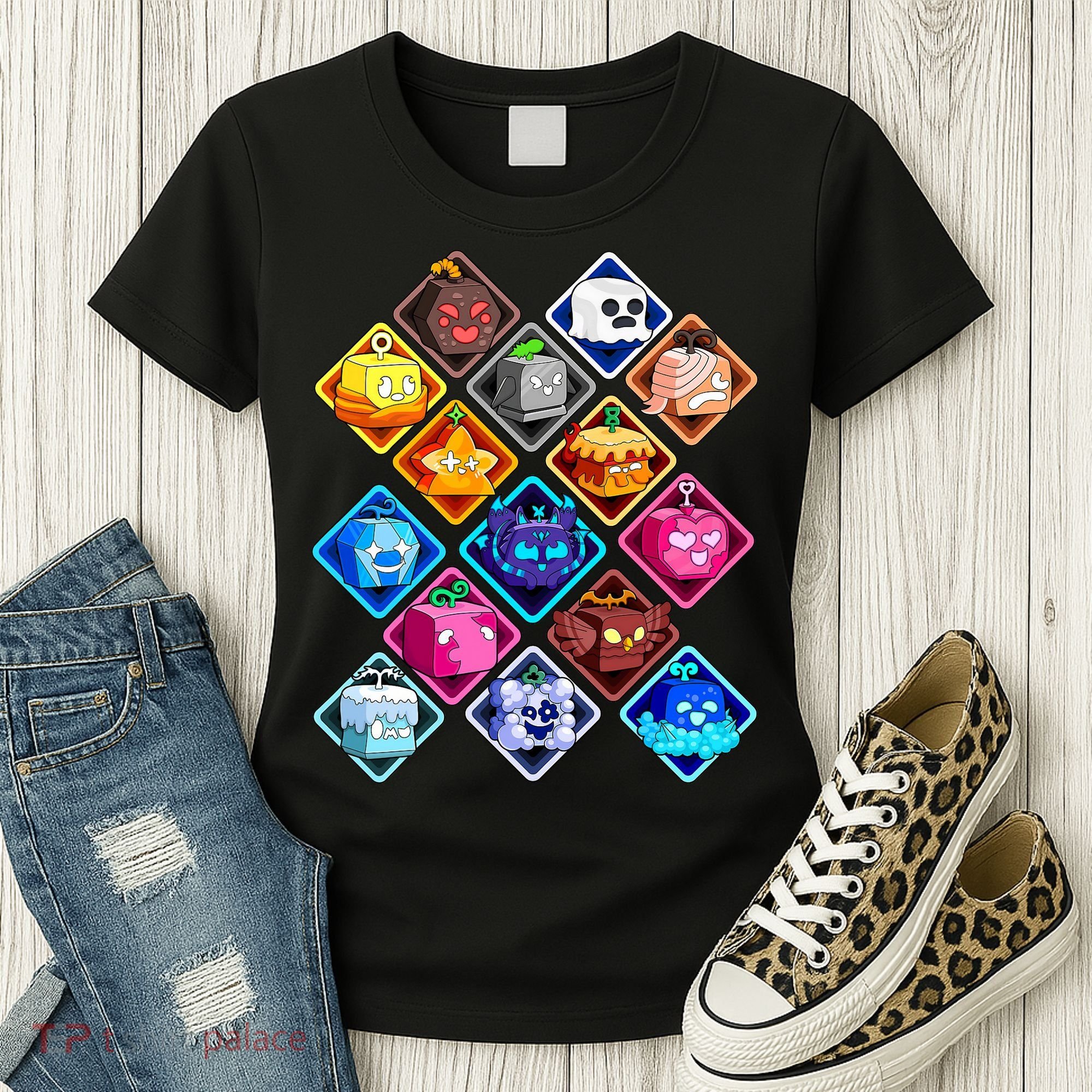 Plush Blox Fruit Costume  Women's T-Shirt