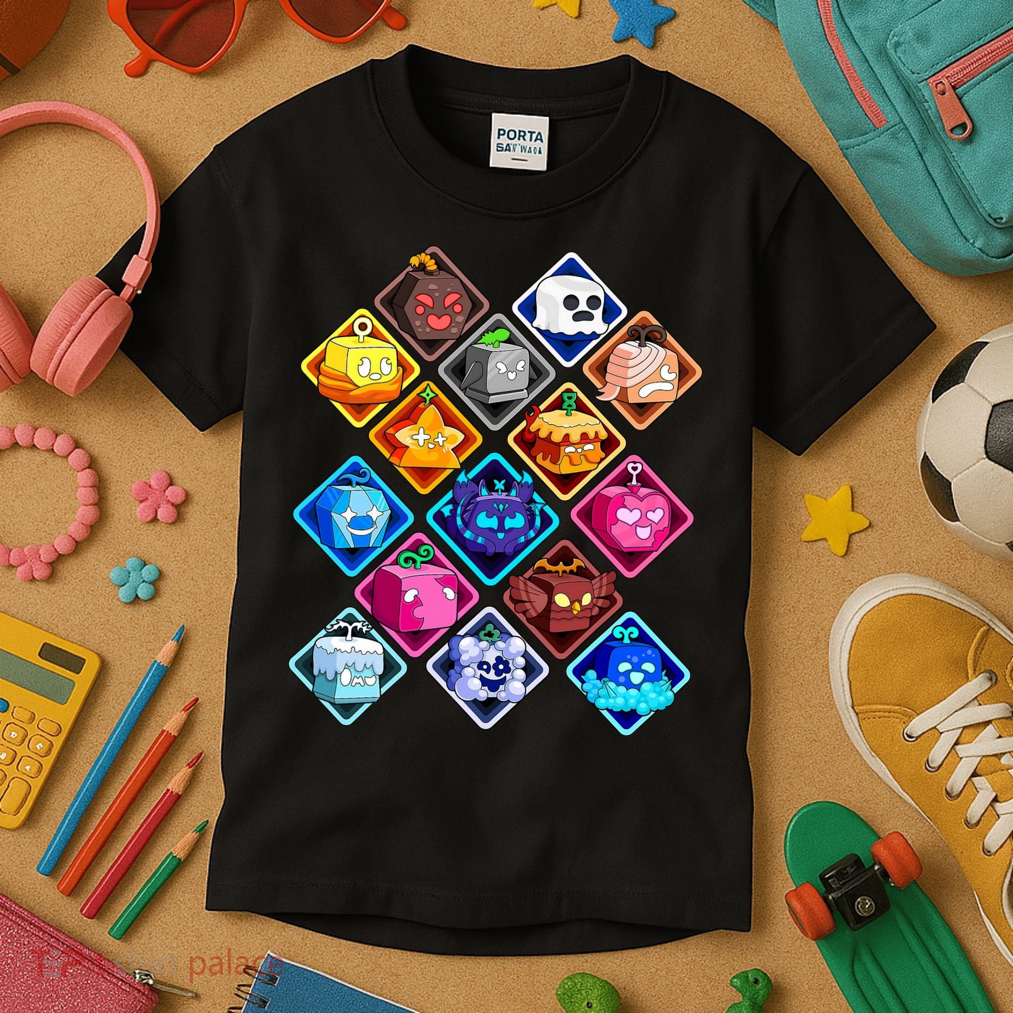 Plush Blox Fruit Costume  Kids T-Shirt