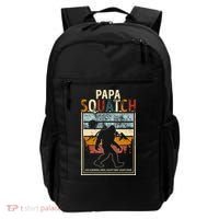 Papa Bigfoot Funny Sasquatch Bigfoot Fathers Day Backpack thumb 0