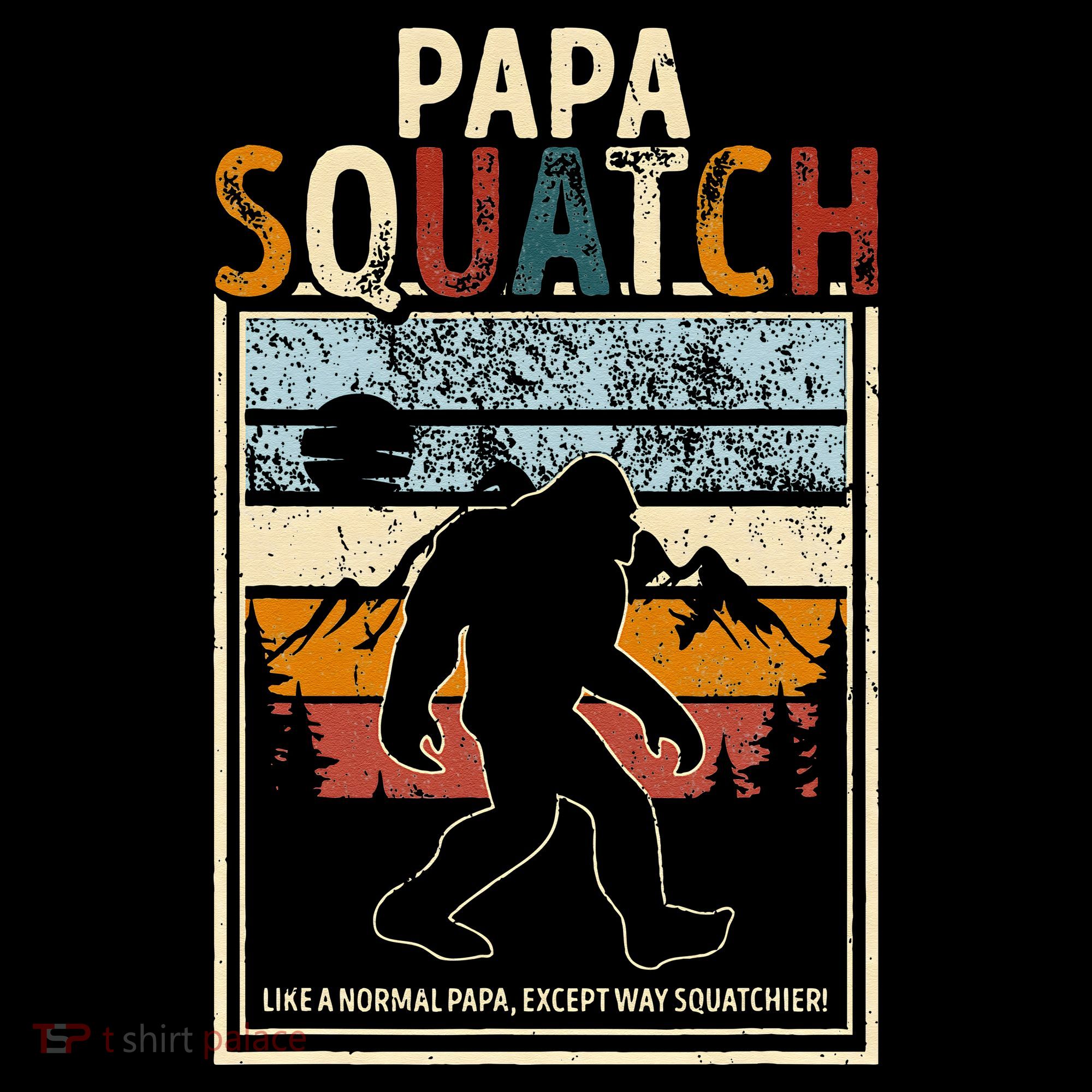 Papa Bigfoot Funny Sasquatch Bigfoot Fathers Day Coffee Mug