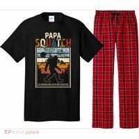 Papa Bigfoot Funny Sasquatch Bigfoot Fathers Day Pajama Set thumb 0
