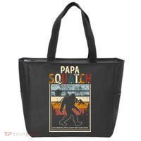 Papa Bigfoot Funny Sasquatch Bigfoot Fathers Day Tote Bag thumb 0