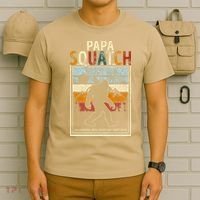 Papa Bigfoot Funny Sasquatch Bigfoot Fathers Day T-Shirt thumb 6