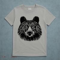 Papa Bear Face Sunglasses Papa Bear Lover FatherS Day T-Shirt thumb 5