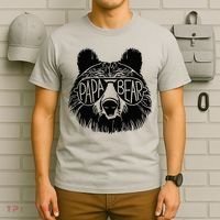 Papa Bear Face Sunglasses Papa Bear Lover FatherS Day T-Shirt thumb 6