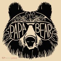 Papa Bear Face Sunglasses Papa Bear Lover FatherS Day Tote Bag thumb 4