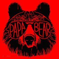 Papa Bear Face Sunglasses Papa Bear Lover FatherS Day Santa Hat thumb 1