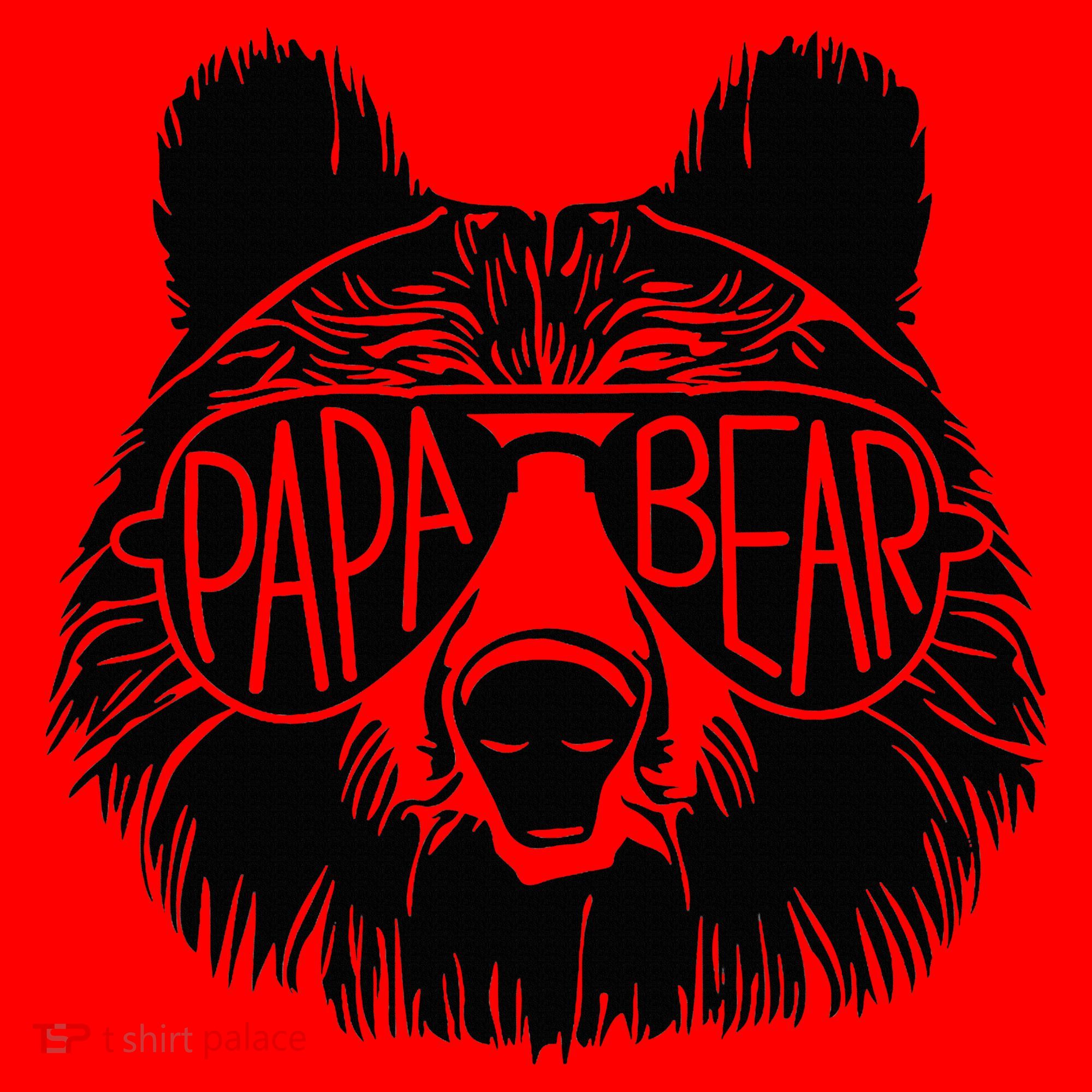 Papa Bear Face Sunglasses Papa Bear Lover FatherS Day Santa Hat