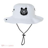 Papa Bear Face Sunglasses Papa Bear Lover FatherS Day Bucket Hat thumb 0