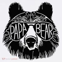 Papa Bear Face Sunglasses Papa Bear Lover FatherS Day Mousepad thumb 1