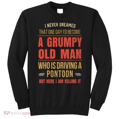 Pontoon Boat Fun At The Lake Tritoon Captains Sweatshirt