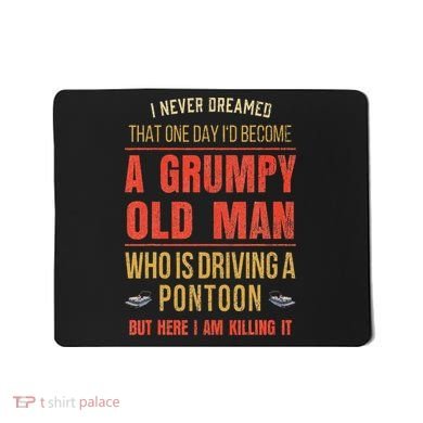 Pontoon Boat Fun At The Lake Tritoon Captains Mousepad