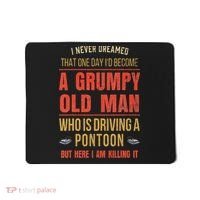 Pontoon Boat Fun At The Lake Tritoon Captains Mousepad thumb 0