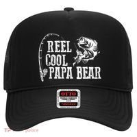 Papa Bear Fishing: Reel Cool Papa Bear Funny Gift Cute Gift Hat thumb 0