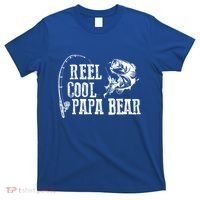Papa Bear Fishing: Reel Cool Papa Bear Funny Gift Cute Gift T-Shirt thumb 0